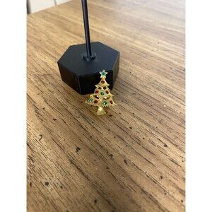 RARE Vintage Eisenberg Ice Signed Christmas Tree Brooch/Pin